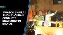 Watch: Shivraj Singh Chouhan conducts roadshow in Bhopal