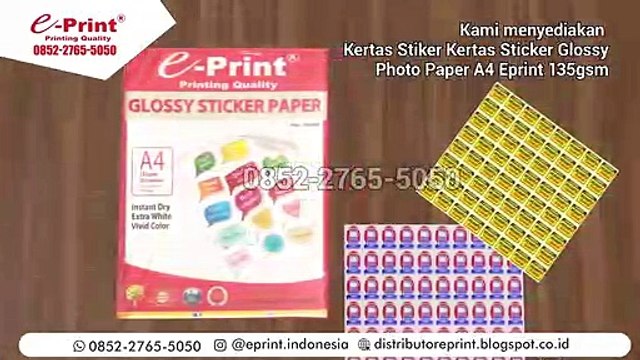 [TERMURAH !!!] Kertas Stiker 0852-2765-5050
