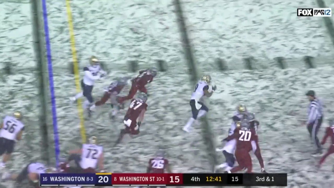 No. 16 Washington Wins the Apple Cup