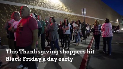 Shoppers hit Black Friday a day early