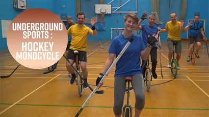 Le hockey en monocycle, c'est bien ce que vous pensiez
