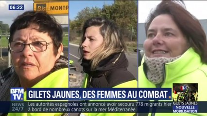 Gilets jaunes: portrait de femmes au combat