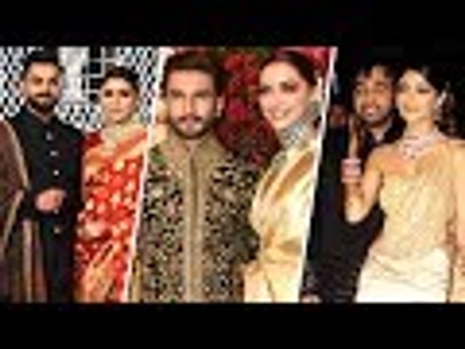 13 Bollywood Actresses Wedding Reception Videos | Anushka, Deepika