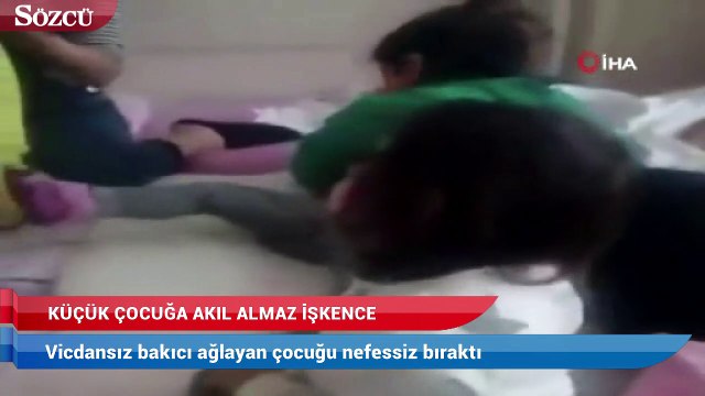 Küçük çocuğa akıl almaz işkence