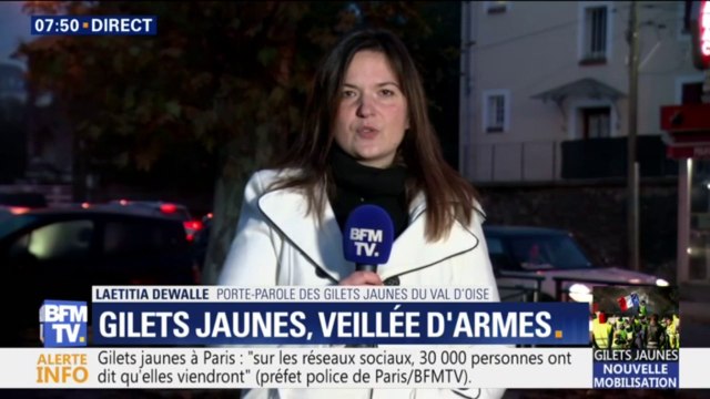 On attend de voir les annonces d'Emmanuel Macron mais sans grand espoir , explique la porte-parole des gilets jaunes du Val d'Oise