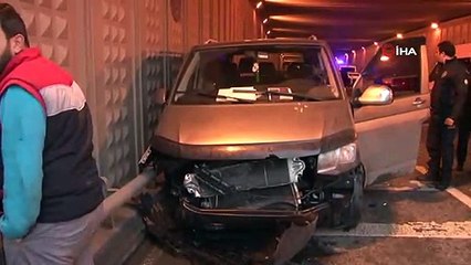 Sultangazi’de Feci Kaza! Bariyer Ok Gibi  Saplandı: 1 Ölü