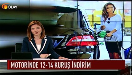 Motorinde 12-14 kuruş indirim