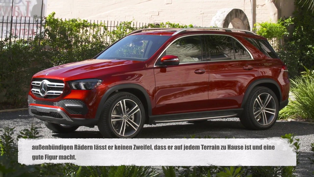 Der neue Mercedes-Benz GLE 450 4MATIC Exterieur Design in Hyacinth Red