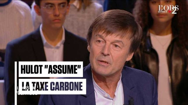 Hulot assume la taxe carbone mais regrette le manque d'accompagnement social