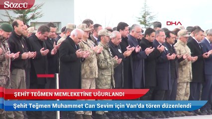 Kazada şehit olan Teğmen, memleketine uğurlandı