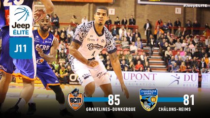 Jeep® ÉLITE : Gravelines-Dunkerque vs. Châlons-Reims (J11)