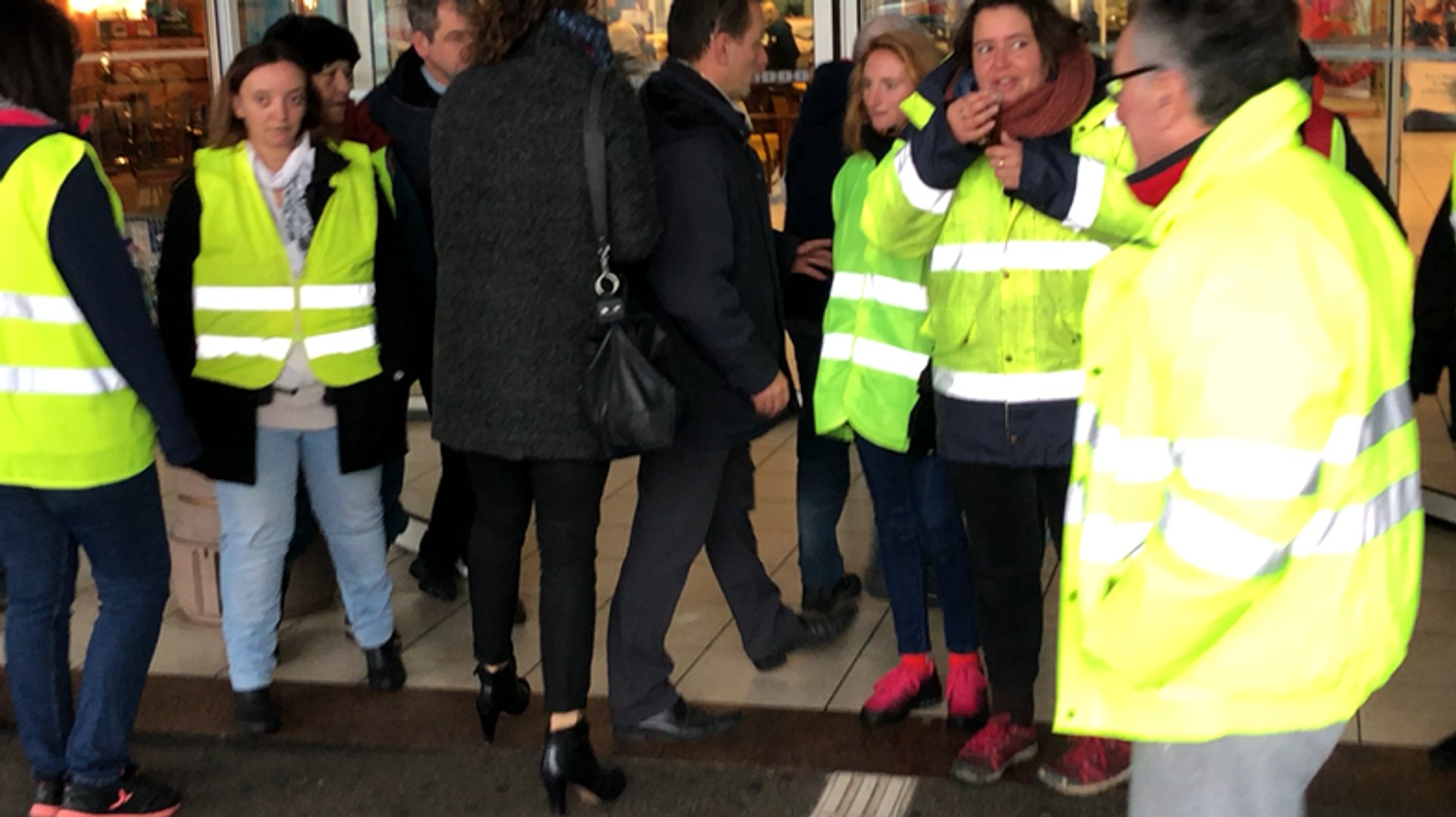 gilet jaune leclerc