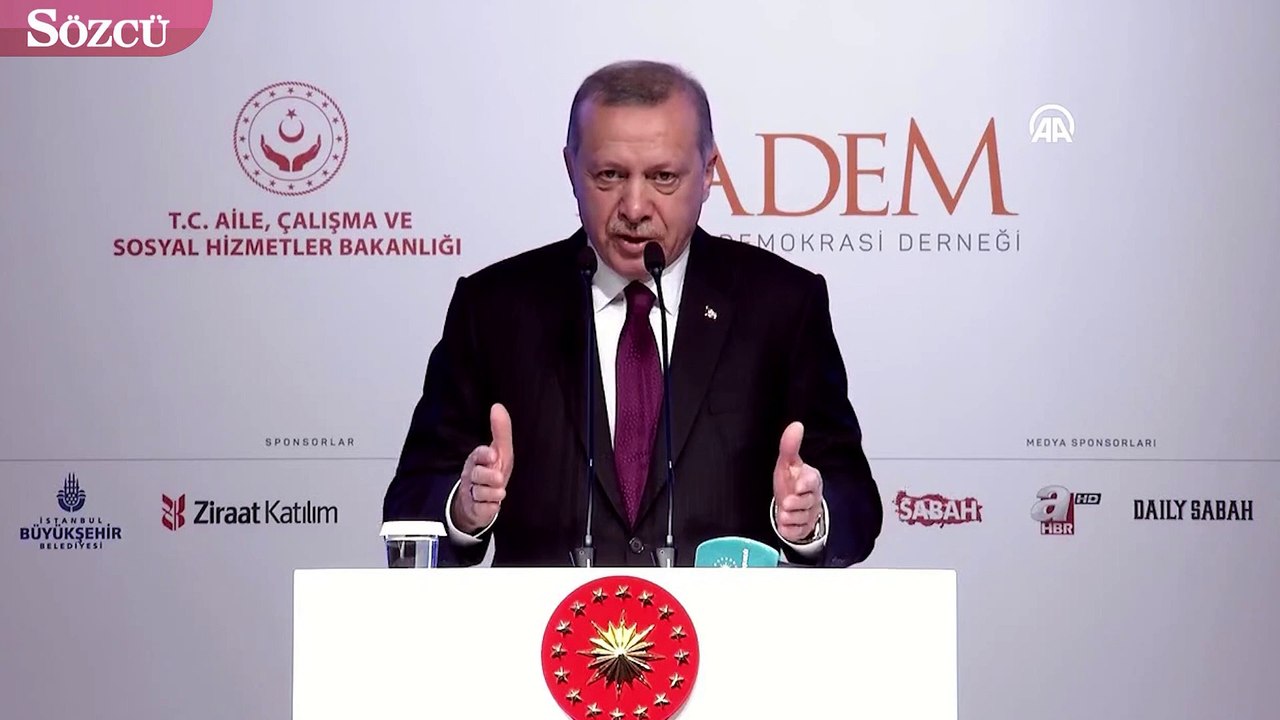 Erdoğan: "Kadın kadın ile koşar, erkek erkekle koşar"