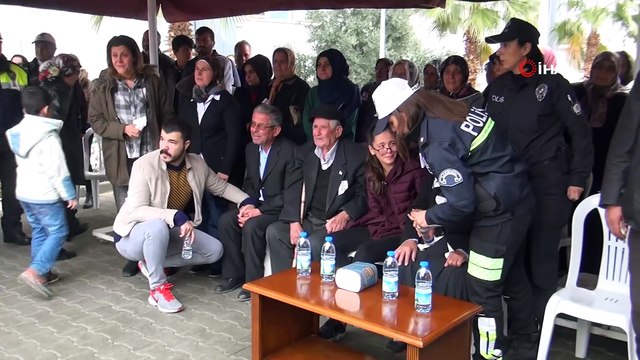 Kalp krizi geçirerek hayatını kaybeden polis memuru son yolculuğuna uğurlandı