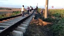 Çorlu'daki Tren Kazasının Güvenlik Kamerası Görüntüleri Ortaya Çıktı