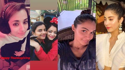 தாங்க்ஸ்கிவ்விங் கொண்டாடிய த்ரிஷா, பிரியங்கா மற்றும் பல திரை பிரபலங்கள்- வீடியோ