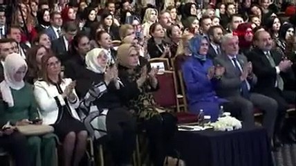 Erdoğan: Kadını ve erkeği aynı çizgiden yarışa başlamaya zorlayarak insanlığın hayrına sonuç beklenemez