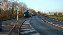 Les gilets jaunes au carrefour HM.Video Eric Ghislain