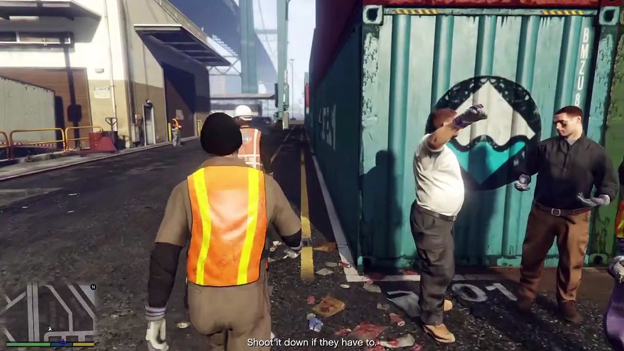 GTA 5 - Mission #19 - Scouting the Port - [Grand Theft Auto V - PS4]