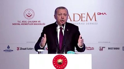 Erdoğan: Madem eşitiz erkekle bayan 100 metreyi koşsunlar; bu adalet olur mu?