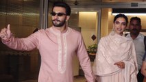 Deepika Padukone and Ranveer Singh GRAND Welcome After Marriage | Mumbai Airport