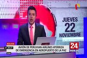 Gerente de Peruvian Airlines se pronunció tras incidente en aeropuerto de La Paz