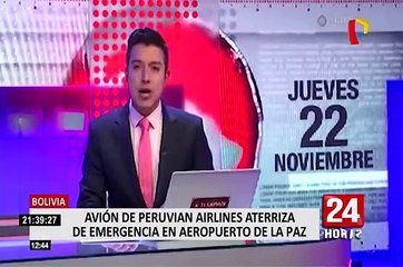 Gerente de Peruvian Airlines se pronunció tras incidente en aeropuerto de La Paz