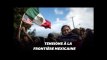 La caravane des migrants manifeste à la frontière avec les États-Unis