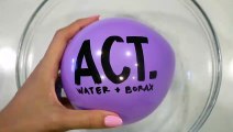 Making Ultra Clear Slime with Balloons & Satisfying Charm Mixing!