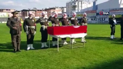 Şehit Teğmen Sevim'in naaşı baba ocağına getirildi