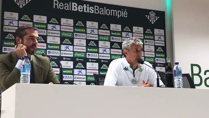 Setién habla sobre su Renovación al frente del Banquillo del Betis