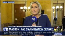 Gilets Jaunes: Marine Le Pen a le sentiment que 