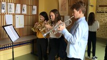 Gonzague fait de la trompette depuis 6 ans
