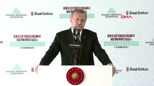 Cumhurbaşkanı Erdoğan Kütüphane Temel Atma Töreninde Konuştu 2