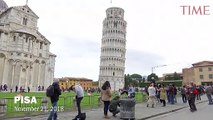 The Leaning Tower of Pisa is leaning a little less now