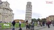 The Leaning Tower of Pisa is leaning a little less now