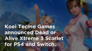 Dead or Alive Xtreme 3 Scarlet for PS4 and Switch Has Differences Between Each Version