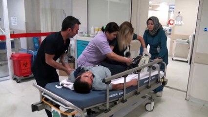 Alanya'daki hastanede gerçeği aratmayan tatbikat