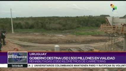Uruguay invierte mil 500 mdd para rehabilitar carreteras y puentes