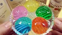 DIY How To Make 'Colors Syrup Water Balloons' Learn Colors Slime Glitter Icecream Jelly Slime