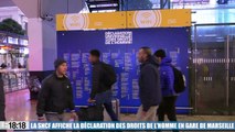 Marseille : les droits de l'homme s'exposent à la gare Saint-Charles