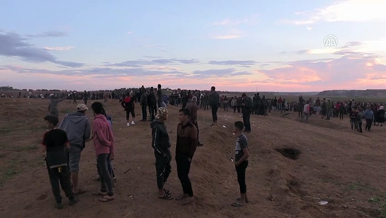 İsrail askerleri Gazze sınırında 12 Filistinliyi yaraladı - GAZZE