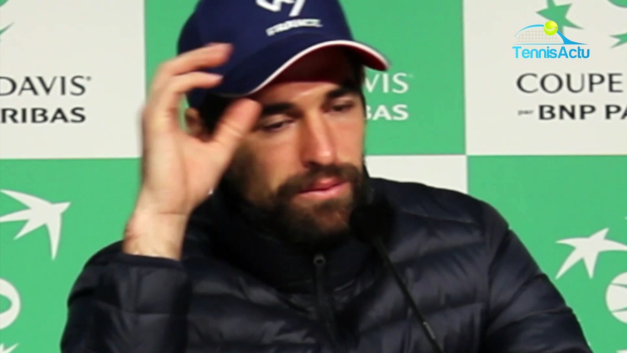 Coupe Davis 2018 - France-Croatie - Jérémy Chardy : "Je suis juste triste pour mes potes de l'équipe de France"