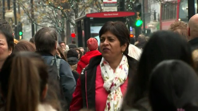 Shoppers descend on Oxford Street for Black Friday