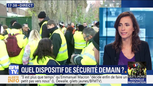 Mobilisation des gilets jaunes à Paris: Les dispositifs de sécurité attendus (1/2)