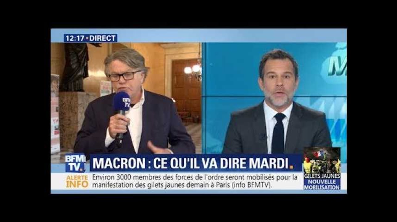 Gilbert Collard coupé par BFMTV en défendant les gilets jaunes