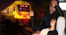 Trenin Çarptığı Kadın Feci Şekilde Can Verdi! Yakınlarının Feryatları Yürek Sızlattı