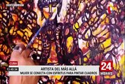 Cuba: mujer revela que se comunica con espíritus para pintar