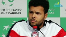 Coupe Davis 2018 - France-Croatie - Jo-Wilfried Tsonga est blessé : 