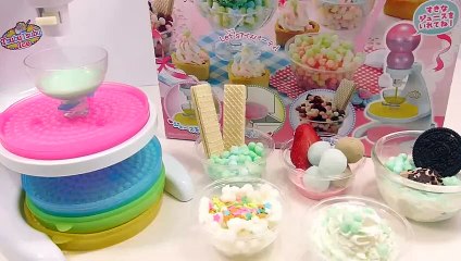 How To Make marble Ice Cream and  Magic Slush Frozen Dots Maker 구슬 아이스크림과 매직 슬러쉬 만들기